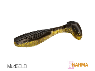 Umelá nástraha Delphin KARMA UVs / 5ks 8cm/MudGOLD