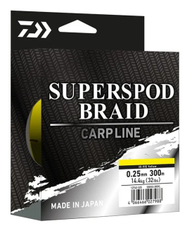 Šnúra Daiwa Superspod Braid 0,25mm 14,40kg 300m
