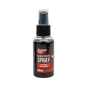 Sumčiarska aróma BenzárMix Bloody Catfish Spray Bloody Fermented rak-kalmar 50ml