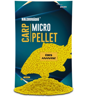 Pelety HALDORÁDÓ Carp Micro Pellet - Sladký ananás 600g