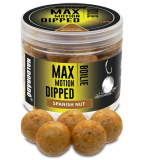 Dipované boilies HALDORÁDÓ MAX MOTION Boilie Dipped - Španielsky orech 20mm