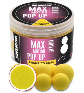Boilies HALDORÁDÓ MAX MOTION Boilie Pop Up - Champion Corn 16, 20mm