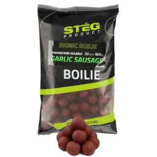 Boilies Stég Bionic Boilies  Garlic Sausage 20mm 800g
