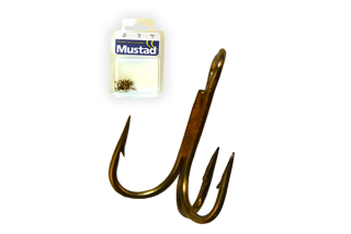 Trojháčik MUSTAD TREBLE HOOKS č.10 25ks/bal.