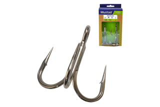 Trojháčik Mustad Un Inline Treble - 5X Strong Titanium Steel č.5/0 3ks/bal.