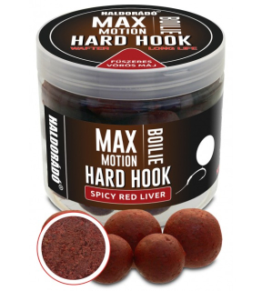 Haldorádó MAX MOTION Boilie Hard Hook Wafter 16, 20 mm - Korenistá Červená Pečeň