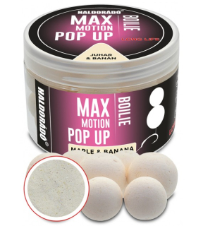 Boilies HALDORÁDÓ MAX MOTION Boilie Pop Up - Javor a Banán 16, 20mm