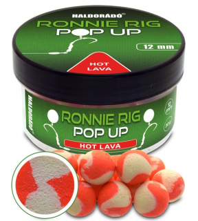 Boilies Haldorádó Ronnie Rig Pop Up - Hot Lava 12mm