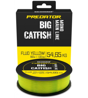 Vlasec Haldorádó Predator Catfish Line Mono Fluo Yellow 1,00mm 180m - 54,65kg