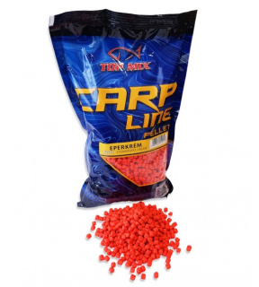 Kŕmne pelety TOP MIX Carp Line Fluoro Jahodový krém 800g