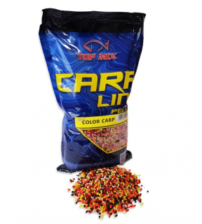 Kŕmne micro pelety TOP MIX Carp Line Color Carp