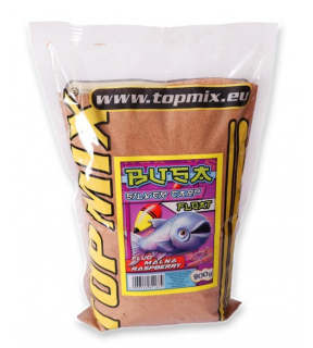 Krmivo TOP MIX Tolstolobik Float  - Fluo Malina 800g
