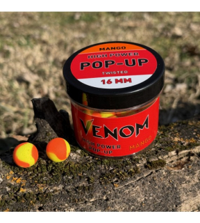 Boilies Feedermánia Venom High Power Pop-Up 16 mm Mango (NEW 2025)