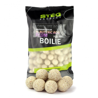 Boilies Stég Long Life Boilie 20mm 800g N-Butyric Acid-Plum