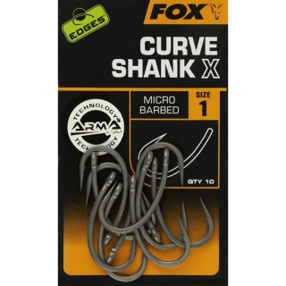 Háčiky FOX Carp Hooks Curve Shank X č.1