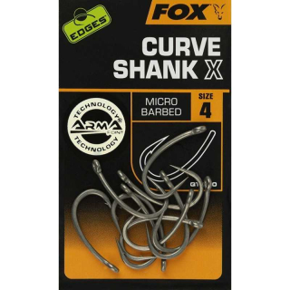 Háčiky FOX Carp Hooks Curve Shank X č.4