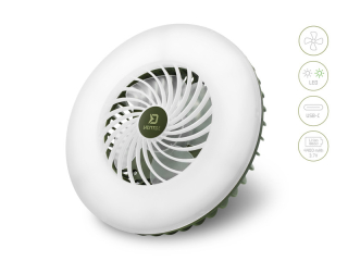 Ventilátor so svetlom Delphin Ventix 4400 mAh