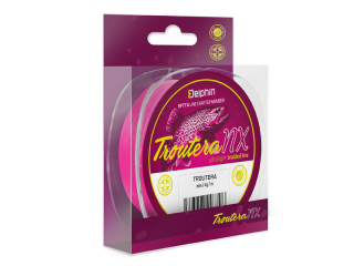 Šnúra Delphin TROUTERA NX / ružová 0,045mm 1,7kg 135m