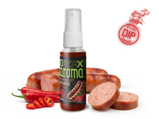 Dipovací sprej Delphin AromaX/30ml Frankfurtská klobása-Chilli