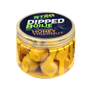 Dipované boilies Stég Honey-Tigernut 20mm 100g
