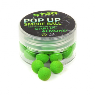 Pelety Stég Pop Up Smoke Ball 12mm 10g Garlic-Almond
