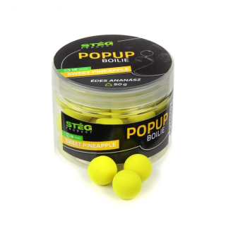 Boilies Stég Pop Up 16mm 50g Sweet-Pineapple