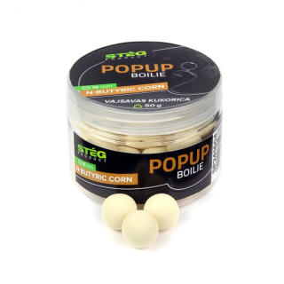 Boilies Stég Pop Up 16mm 50g N-Butyric Corn