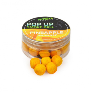 Pelety Stég Pop Up Smoke Ball 25g 14mm Pineapple