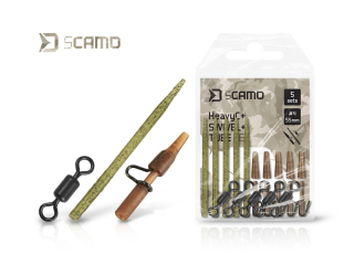Set Delphin sCAMO HeavyC + Swivel + Tube / 5 setov #4