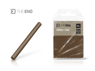 Zmršťovacia bužírka Delphin TheEND / 50ks 1,6 x 43mm / Hnedá