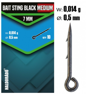 Nástrahový osteň Haldorádó Bait Sting Black MEDIUM 7 mm