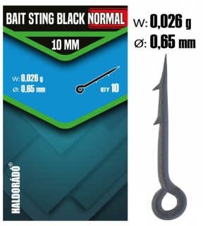 Nástrahový osteň Haldorádó Bait Sting Black NORMAL 10 mm