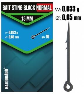 Nástrahový osteň Haldorádó Bait Sting Black NORMAL 15 mm