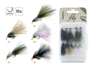 Sada umelých mušiek Delphin FLY / 10ks Wild trout