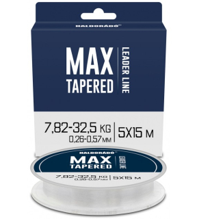 Haldorádó MAX TAPERED Leader 5x15 m - 0,26-0,57 mm