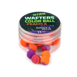 Pelety Stég Wafters Color Ball 15g 11mm Broskyňa - Slivka