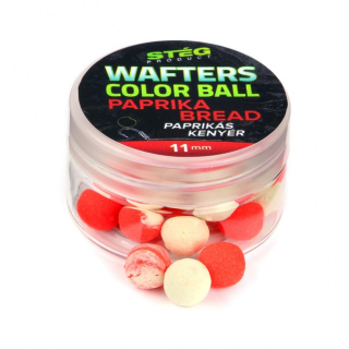 Pelety Stég Wafters Color Ball 15g 11mm Paprikový chlieb