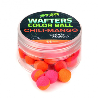 Pelety Stég Wafters Color Ball 15g 11mm Chili-Mango