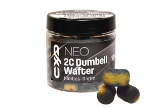Pelety CARP EXPERT NEO Method 2C Dumbell Wafter Halibut-Garlic 10x14 mm