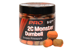 Pelety CARP EXPERT PRO 2C Monster Dumbell Wafter Scopex-Pineapple 8x10 mm