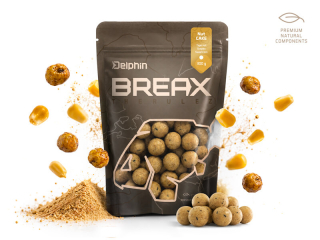 Boilies Delphin BreaX /NutCAKE 300g 16mm Scopex - Sladká kukurica