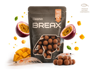 Boilies Delphin BreaX /PassionKRILL 300g 16mm Krill - Mango