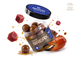 Boilies v dipe Delphin BreaX /MonstaFISH 200ml 16mm Monster Krab-Tuniak