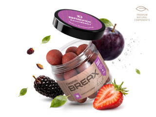 Vyvážené boilies Delphin BreaX /Sweet Berry 100g 16mm Moruša-Jahoda-Slivka