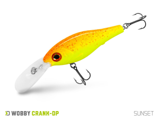 Wobler Delphin Wobby Crank DP 7cm 12g floating farba Sunset