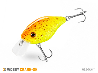 Wobler Delphin Wobby Crank SH 5cm 8g floating farba Sunset