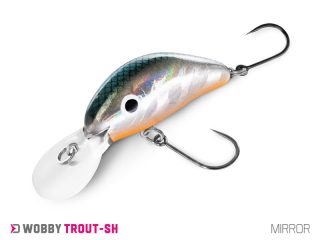Wobler Delphin Wobby Trout SH 4cm 4g floating farba Mirror