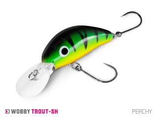 Wobler Delphin Wobby Trout SH 4cm 4g floating farba Perchy